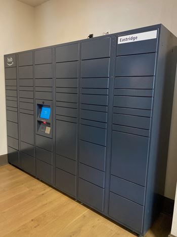 Amazon hub package locker system
