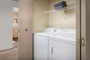 Full-size washer & dryer in home
