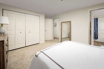 Ample closet and storage space