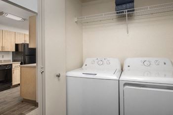 Full-size washer & dryer in home