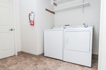 Full-size washer & dryer in home