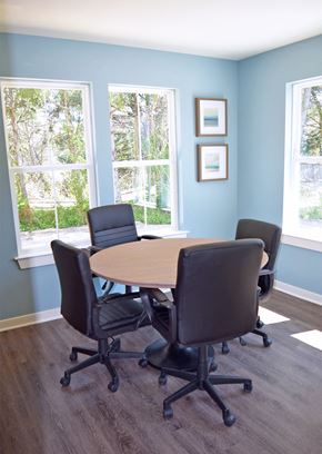 Little Egg Harbor Township apartment for rent - a conference room with a table and chairs