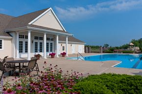 Merrillville apartment for rent - Resident clubhouse and pool at Prairie Point Apartments in Merrillville, IN