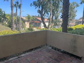 Laguna Niguel apartment for rent - a balcony or terrace with a garden and trees