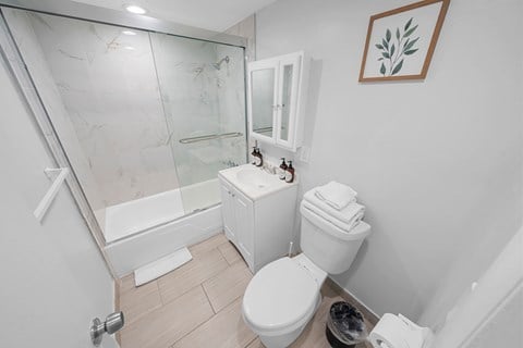 Floor plan for studio, 1 bath, 300 sqft