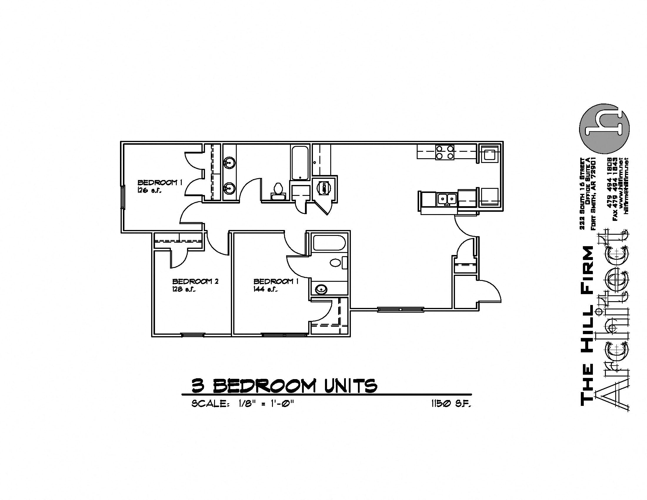 Floor plan for studio, 1153 sqft