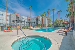 Palm Springs apartment for rent - our apartments have a resort style pool and hot tub
