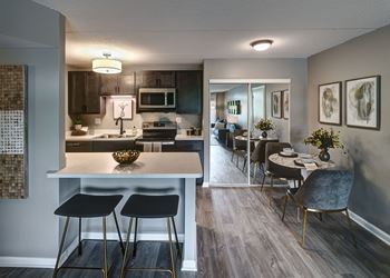 Fully equipped kitchens and dining