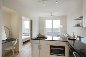 Minneapolis multi-family for rent - Kitchen at Lyndy Apartments, Minneapolis, MN, 55408