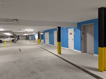 Underground parking garage
