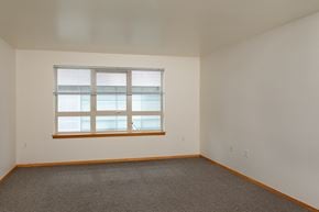 Seattle apartment for rent - A room with a window and carpeted floor.