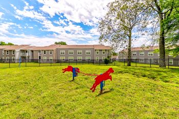 Gated off-leash dog park