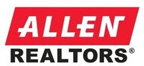 Tacoma apartment for rent - A red and white logo for Allen Realtors.