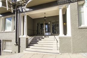 San Francisco apartment for rent - A house with a front porch and stairs leading to the entrance.
