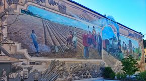 Arroyo Grande apartment for rent - a large mural on the side of a building