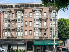 San Francisco apartment for rent - a brick apartment building on a city street