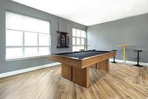 Jersey City apartment for rent - an empty room with a pool table