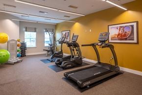 Abingdon apartment for rent - a gym with treadmills and other exercise equipment at the community center