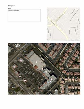 Las Vegas apartment for rent - A satellite image of a residential area with roads and houses.