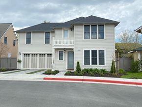 Sonoma house for rent - A two-story house with a grey roof and white siding.