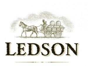 Sonoma house for rent - A logo with a horse and carriage and the word "LEDSON" below it.