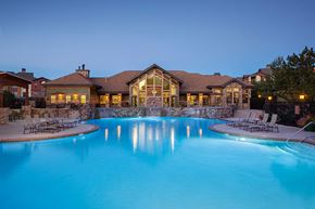 Aurora apartment for rent - The Sanctuary at Tallyns Reach Apartments in Aurora, CO - Pool and sundeck