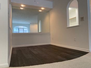 Mirror accent wall*