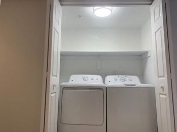 Large capacity washer & dryer in all homes