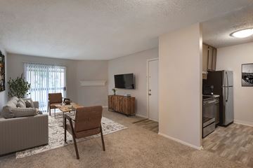 Nashville apartment for rent - our apartments have a living room and a kitchen with a tv