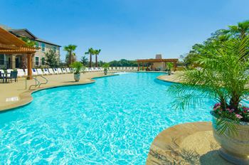 Glimmering pool