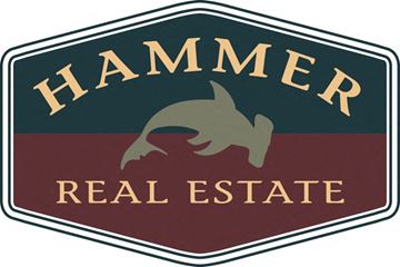 San Diego apartment for rent - A logo for Hammer Real Estate featuring a stylized hammer and a dolphin.