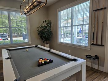 Sports pub and billiards table