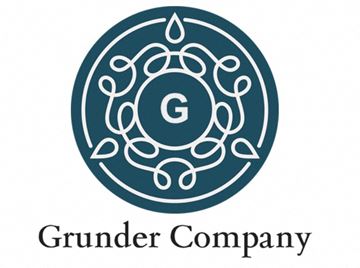 Anchorage apartment for rent - A logo with a circle and the letter G in the center and the text Grunder Company below it.