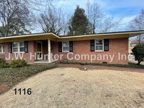 Wilson apartment for rent - A house with the number 1116 and the name J.W. Hunter Company Inc written on it.