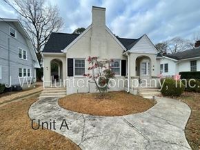 Wilson apartment for rent - A house with Unit A written on the front yard.