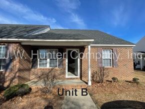 Wilson apartment for rent - A brick house with the text "Unit B" in front of it.