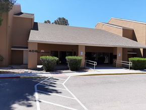El Paso apartment for rent - a building with a parking lot in front of it