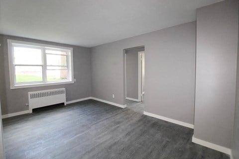 Floor plan for 2 beds, 1 bath