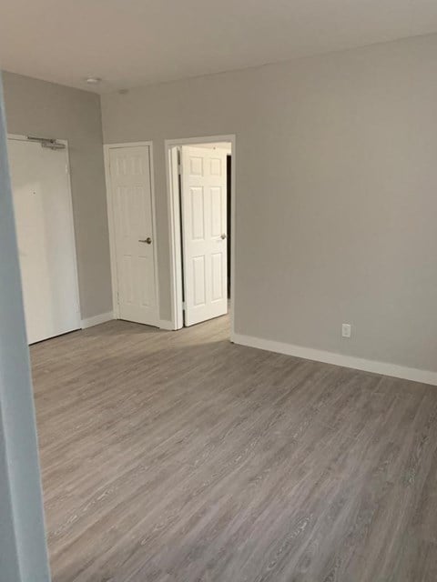 Floor plan for 1 bed, 1 bath