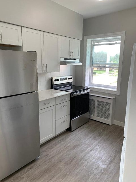 Floor plan for 1 bed, 1 bath