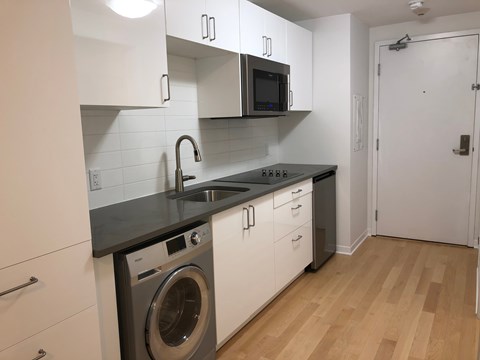Floor plan for studio, 1 bath, 300 sqft