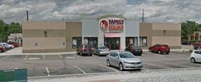 Colorado Springs apartment for rent - A Family Dollar store with cars parked in front.