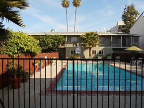Valley Village apartment for rent - a view of the pool at the ace hotel