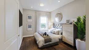 Uniondale apartment for rent - a bedroom with a bed and a dresser