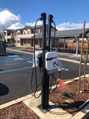 Gilroy apartment for rent - an electric pole with a power meter on the side of a street