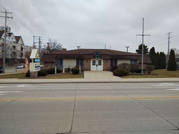Port Washington apartment for rent - our office is located in this building on the corner of the street