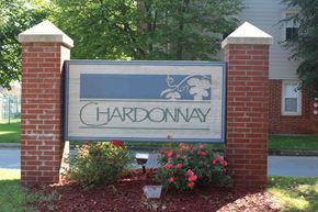 Springfield apartment for rent - A sign that says Chardonnay in front of a building.