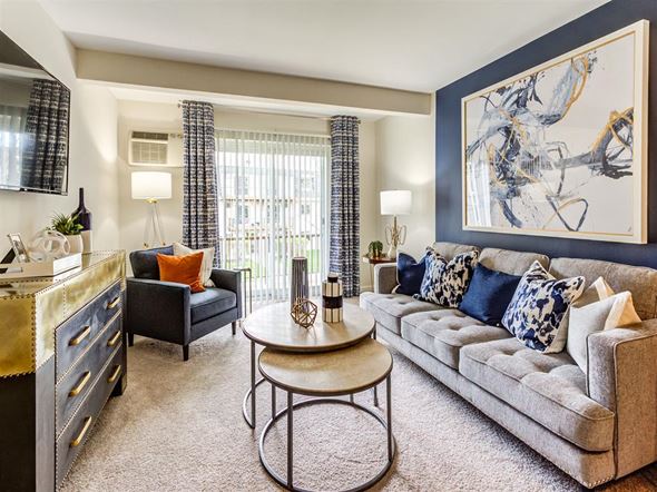 Mount Prospect apartment for rent - Living Room at Orion ParkView, Mount Prospect, IL, 60056