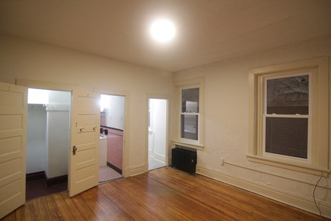 Floor plan for studio, 1 bath