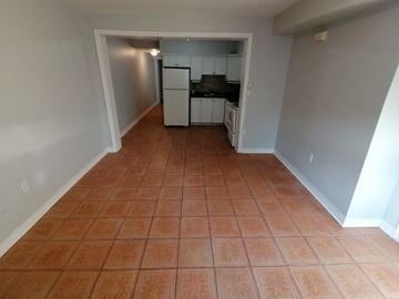 Hamilton apartment for rent - a view of the kitchen from the living room